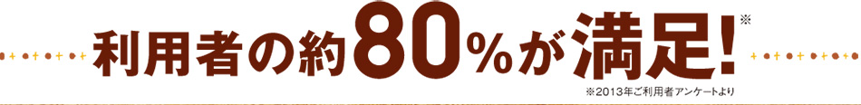 p҂̖80%I2013NpAP[g