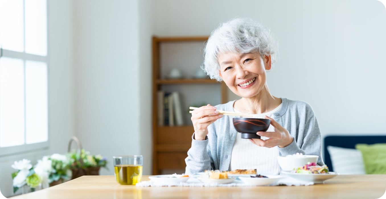すべての世代のみなさまの「食べることを楽しむ」を応援しています。